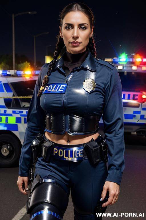 latex uniform riding motorbike sunglasses starlight neon signs - #main