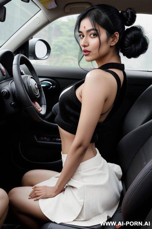 indian woman in car - #main