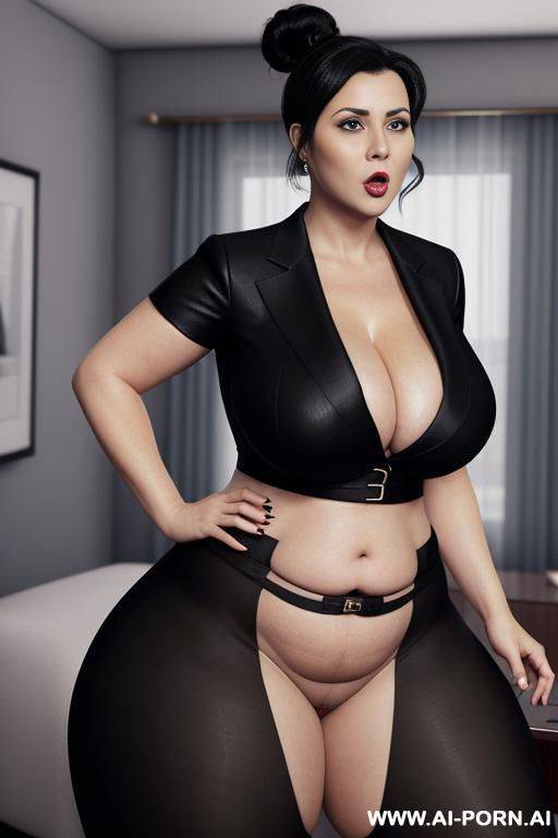 thick thighs , chubby tummy, chose the most realistic generation possible , - #main