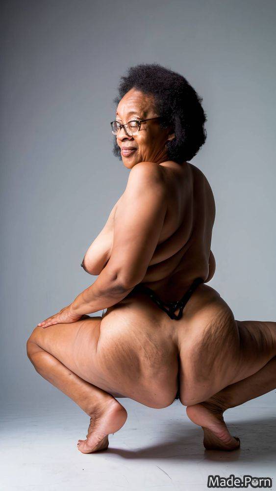 Glasses nun nude photo studio spreading ass thick thighs big ass AI porn - #main