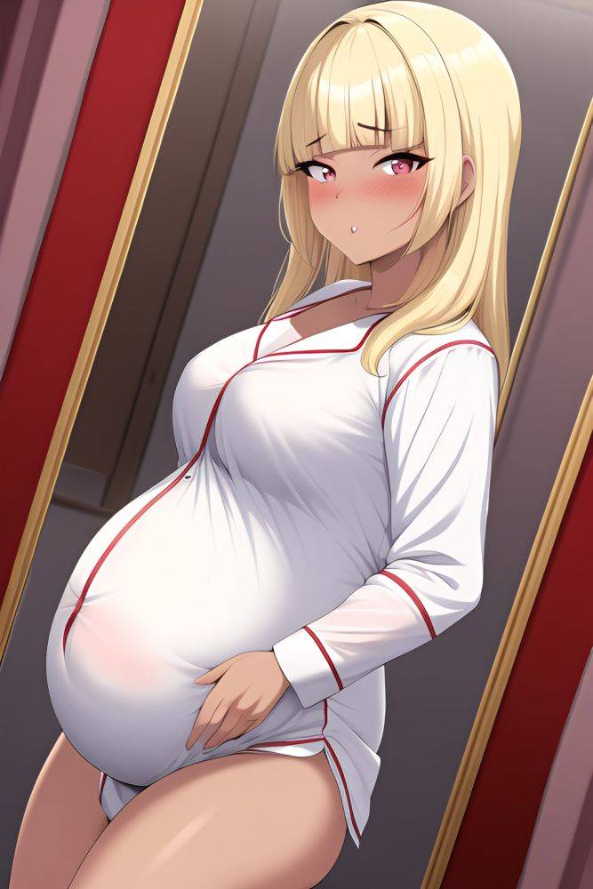 Anime Pregnant Small Tits 40s Age Ahegao Face Blonde Slicked Hair Style Dark Skin Mirror Selfie Casino Side View Jumping Pajamas 3663171166654682780 - AI Hentai - #main