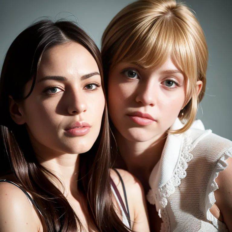 ,white people,(2women:2),twenties,(RAW photo, best quality, masterpiece:1.1), (realistic, photo-realistic:1.2), ultra-detailed, ultra high res, physically-based rendering,(adult:1.5) - #main