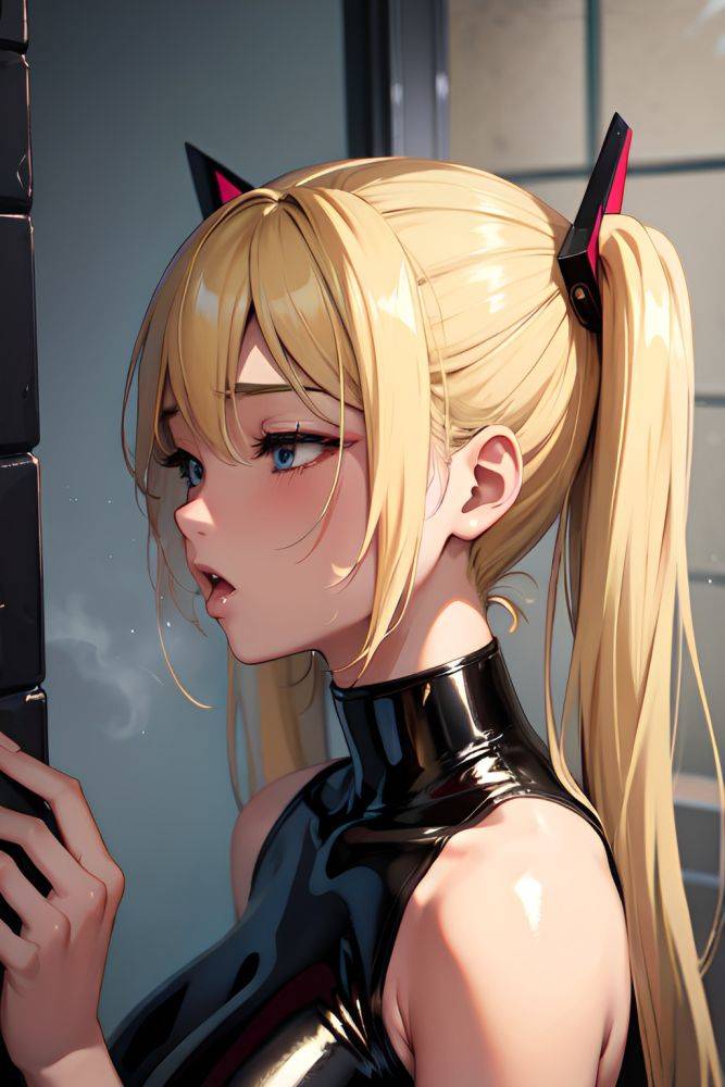 Anime Skinny Huge Boobs 18 Age Ahegao Face Blonde Pigtails Hair Style Dark Skin Cyberpunk Shower Side View Sleeping Latex 3667732420195786910 - AI Hentai - #main