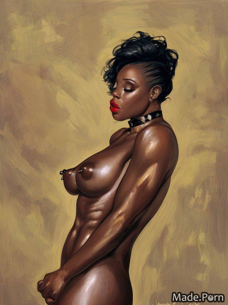 Tanned skin brazilian 30 oiled body tight saggy tits oil AI porn - #main