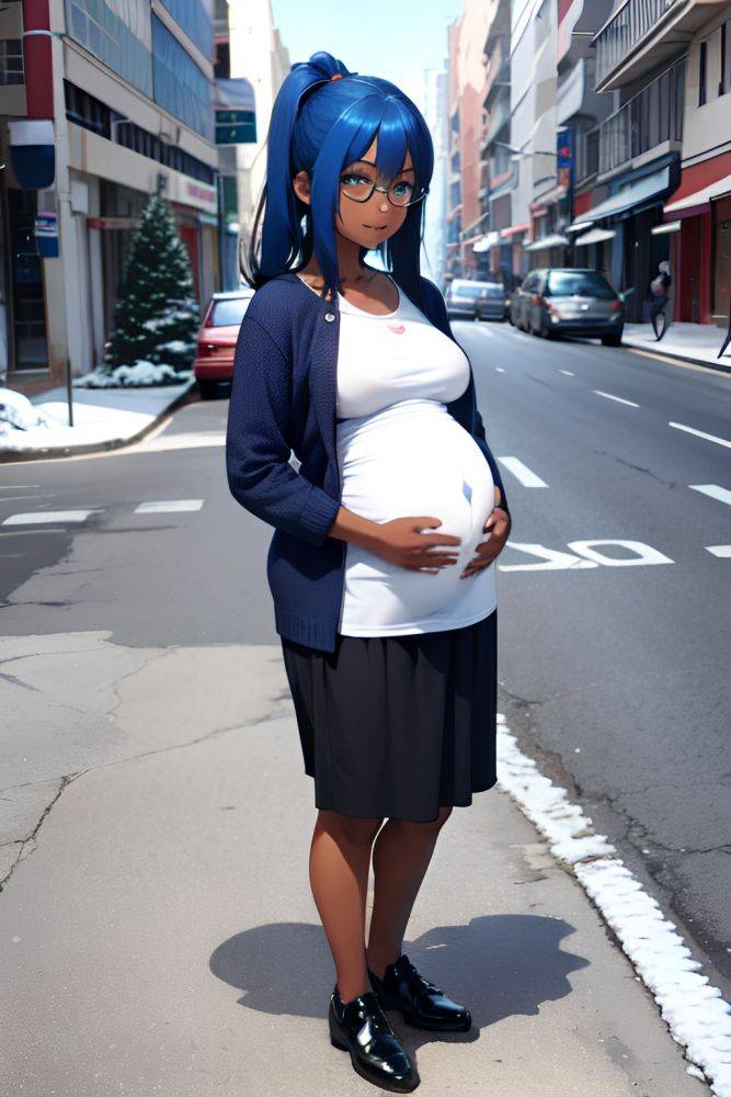 Anime Pregnant Small Tits 50s Age Happy Face Blue Hair Straight Hair Style Dark Skin Crisp Anime Snow Back View Gaming Goth 3668091910580063311 - AI Hentai - #main