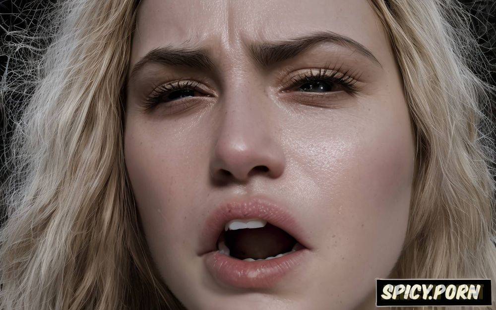 bukkake in mouth very much sperm shaved pussy facial expression extreme orgasm - #main