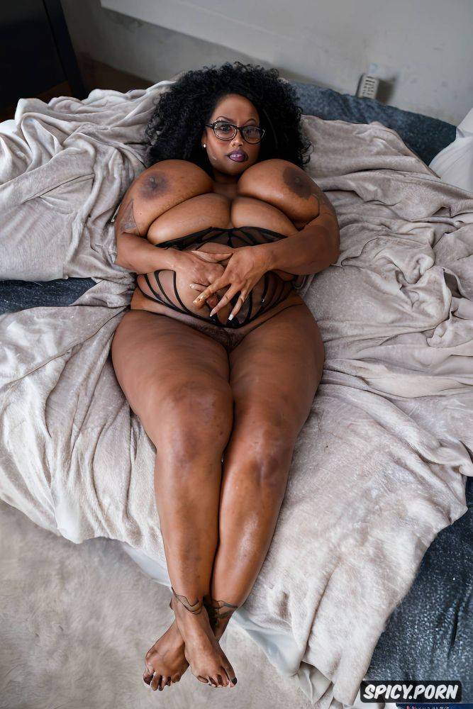 view from above looking big saggy old boobs in bed big fat hanging boobs - #main
