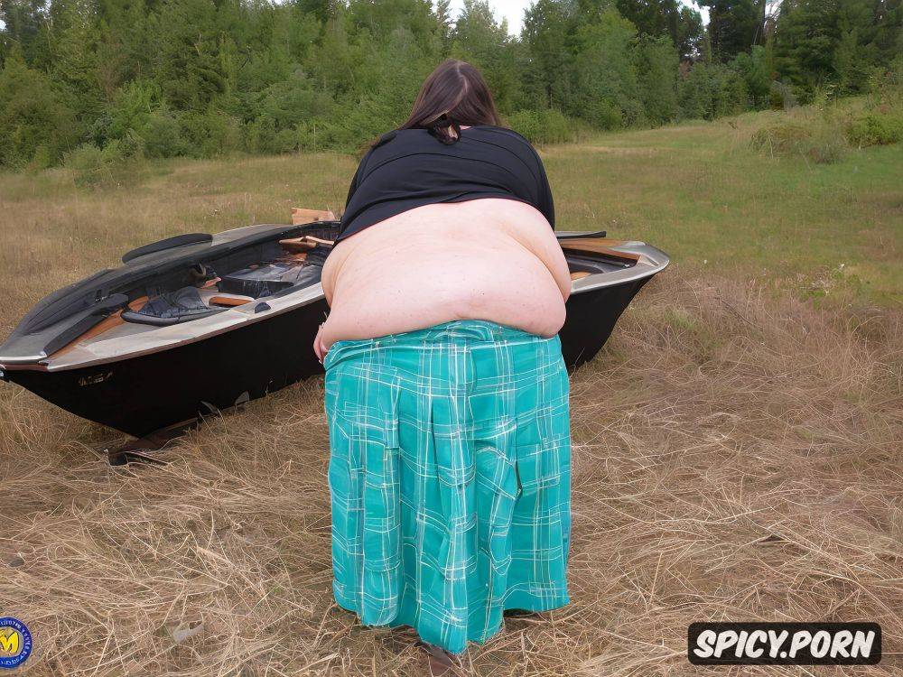 white woman wide hips panties pulled to the side fupa 80 years old - #main