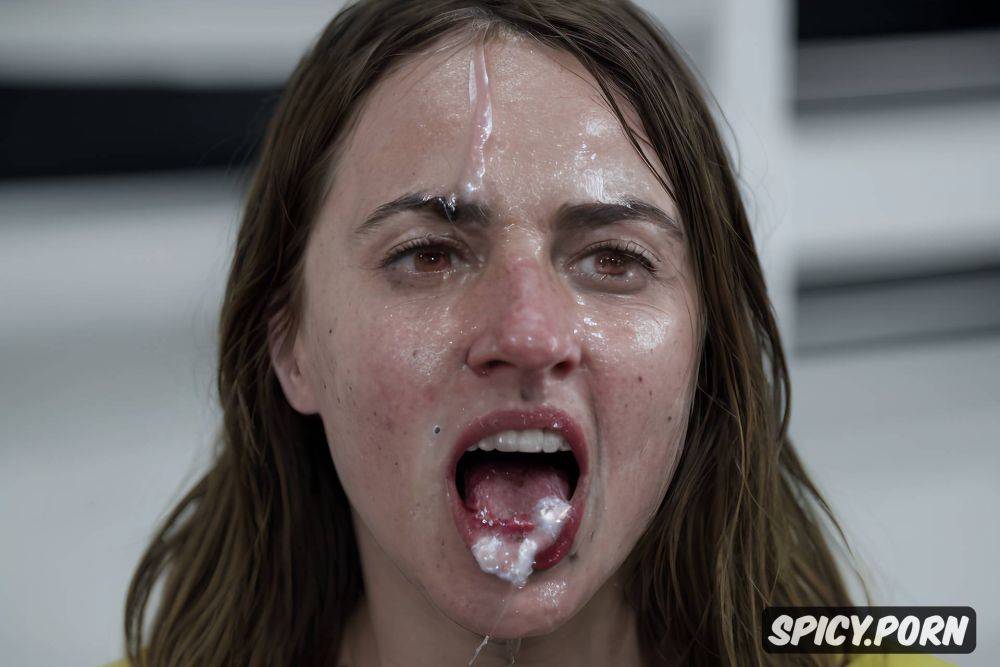 open mouth spermshot very much sperm shaved pussy cumshot inside mouth - #main