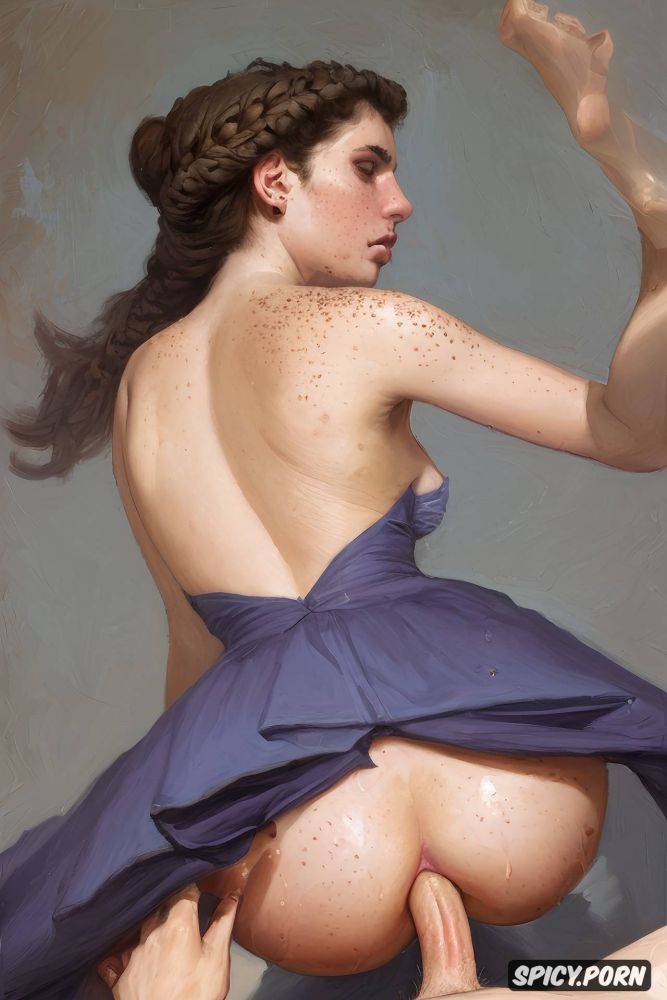 small shiny snub nose william bouguereau painting pov panting - #main