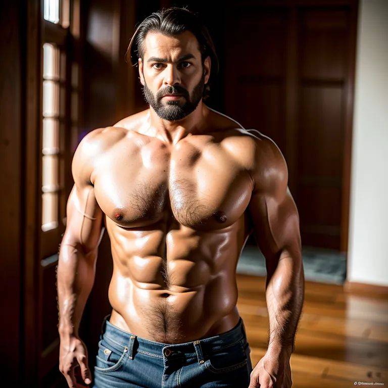 , Arabs,manly man,thirties,(RAW photo, best quality, masterpiece:1.1), (realistic, photo-realistic:1.2), ultra-detailed, ultra high res, physically-based rendering,(adult:1.5) - #main