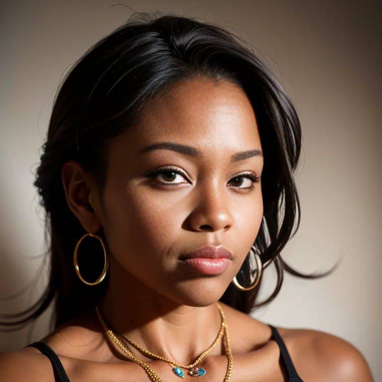 black people, ,woman,thirties,(RAW photo, best quality, masterpiece:1.1), (realistic, photo-realistic:1.2), ultra-detailed, ultra high res, physically-based rendering,(adult:1.5) - #main