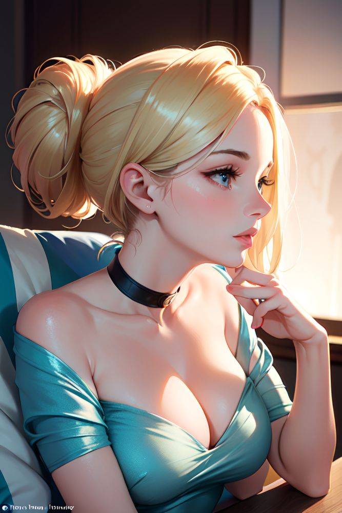 Anime Pregnant Small Tits 30s Age Pouting Lips Face Blonde Pigtails Hair Style Light Skin Warm Anime Prison Close Up View Jumping Teacher 3669004159655610363 - AI Hentai - #main