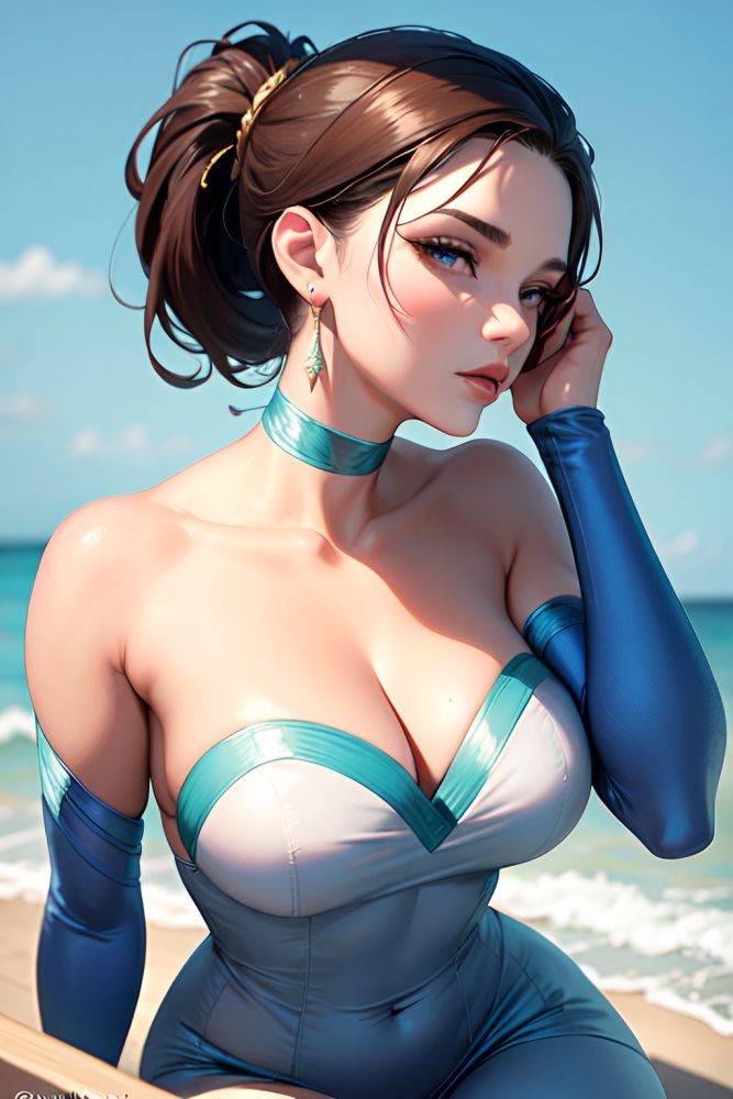 Anime Muscular Small Tits 40s Age Orgasm Face Brunette Bangs Hair Style Light Skin Mirror Selfie Restaurant Front View On Back Bikini 3669011893139423667 - AI Hentai - #main