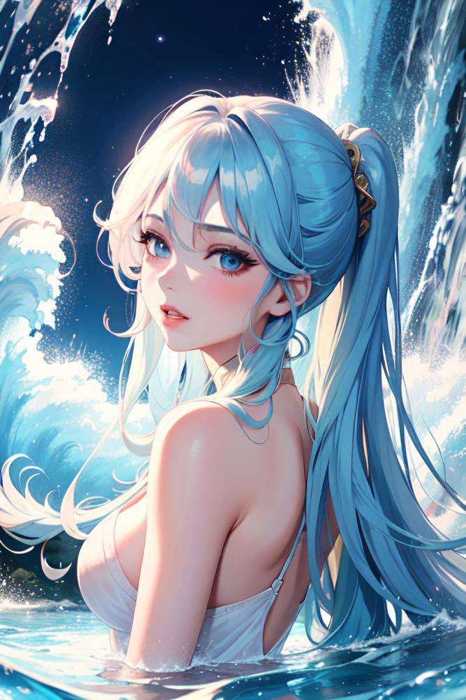 Anime Skinny Huge Boobs 40s Age Shocked Face Brunette Pigtails Hair Style Dark Skin Film Photo Forest Front View Gaming Fishnet 3669027354544668031 - AI Hentai - #main