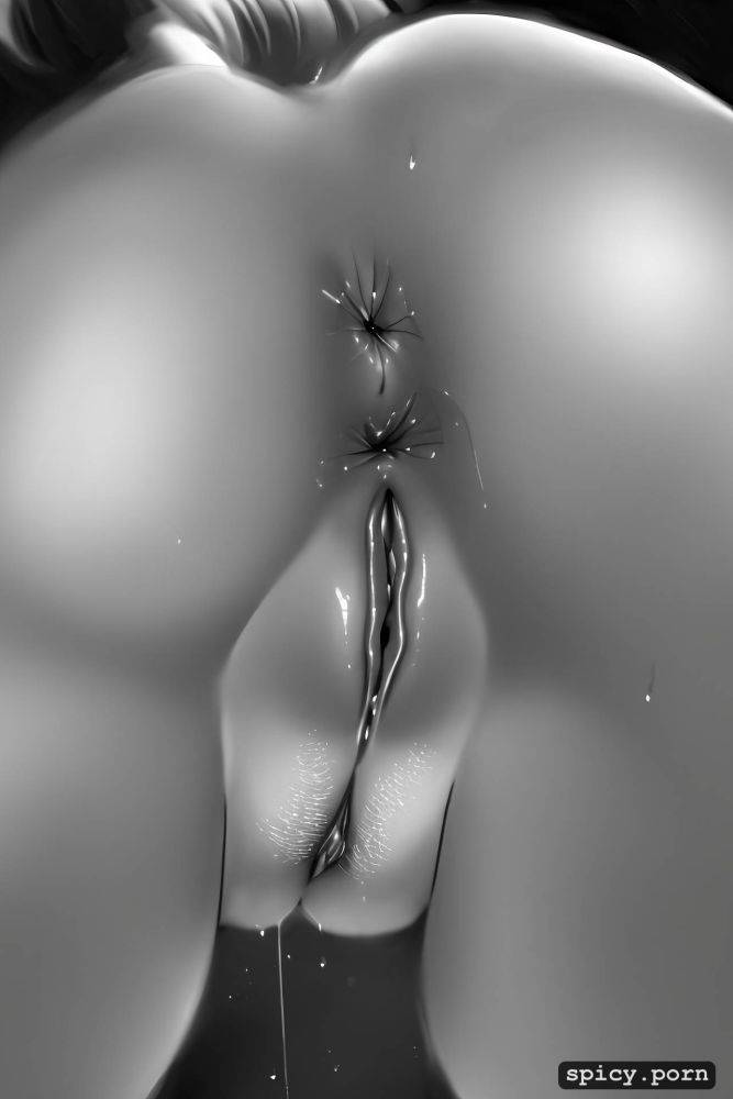 slightly erected clitoris very juicy pussy inside visible dripping grool from pussy - #main