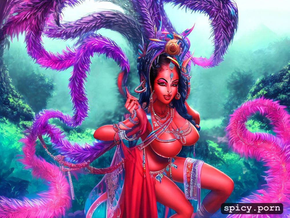 super realistic hyper realistic one goddess kali in the middle - #main