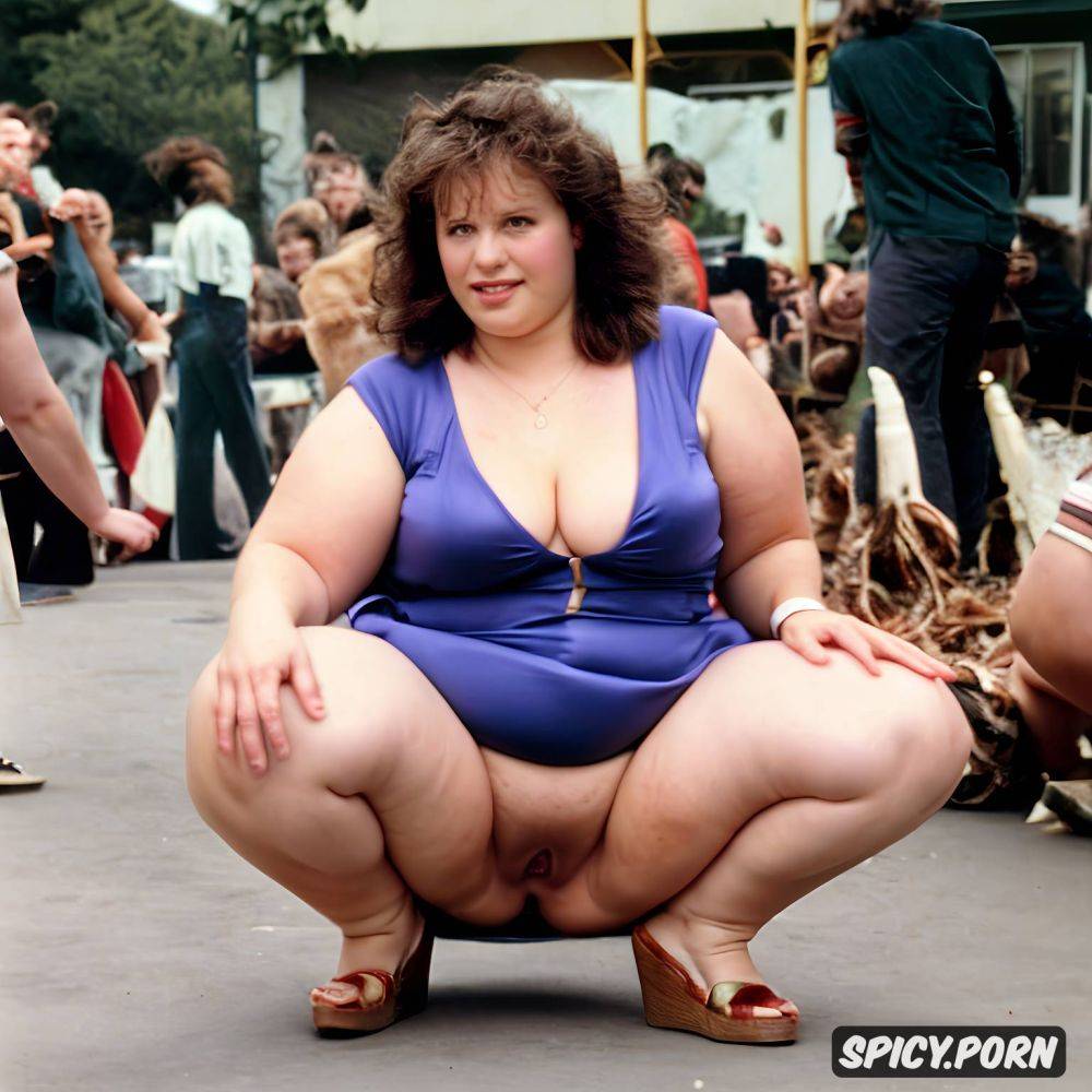 spreading pussy lips with fingers large belly ssbbw looking at camera - #main