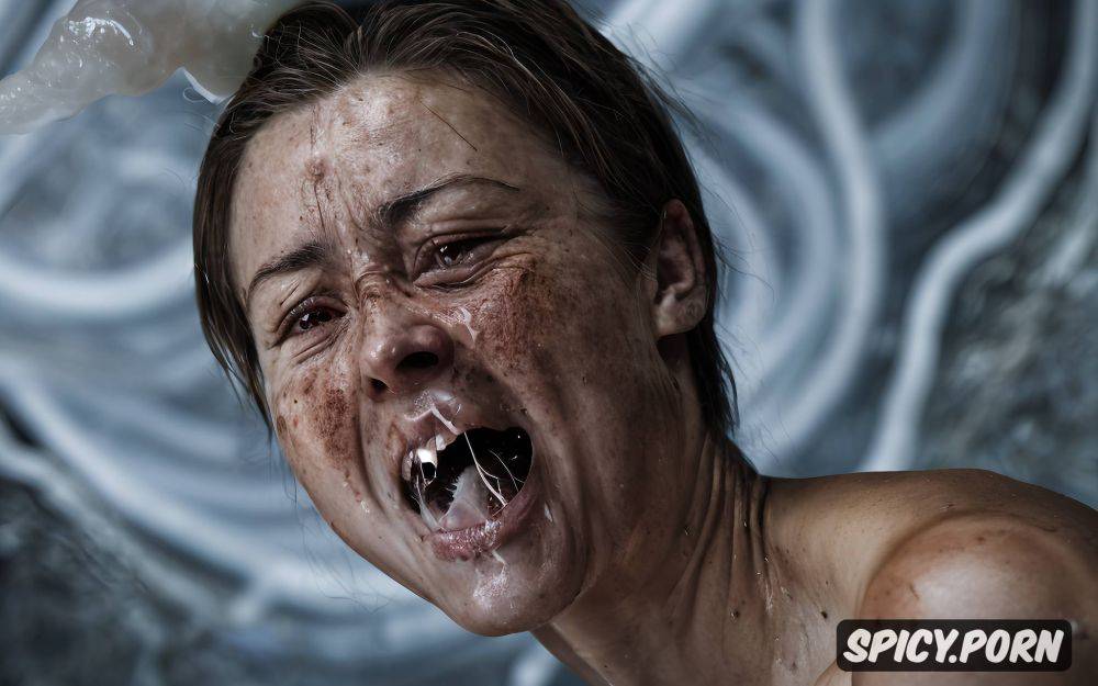 russian teen screams extremely alien aboratory worm sperm swallow - #main
