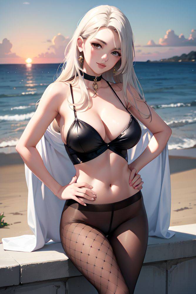 Anime Muscular Small Tits 80s Age Shocked Face Brunette Slicked Hair Style Light Skin Watercolor Party Close Up View Working Out Mini Skirt 3669858428645069882 - AI Hentai - #main