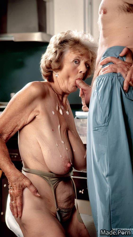 Saggy tits kitchen pixie hair ginger 90 lingerie huge boobs AI porn - #main