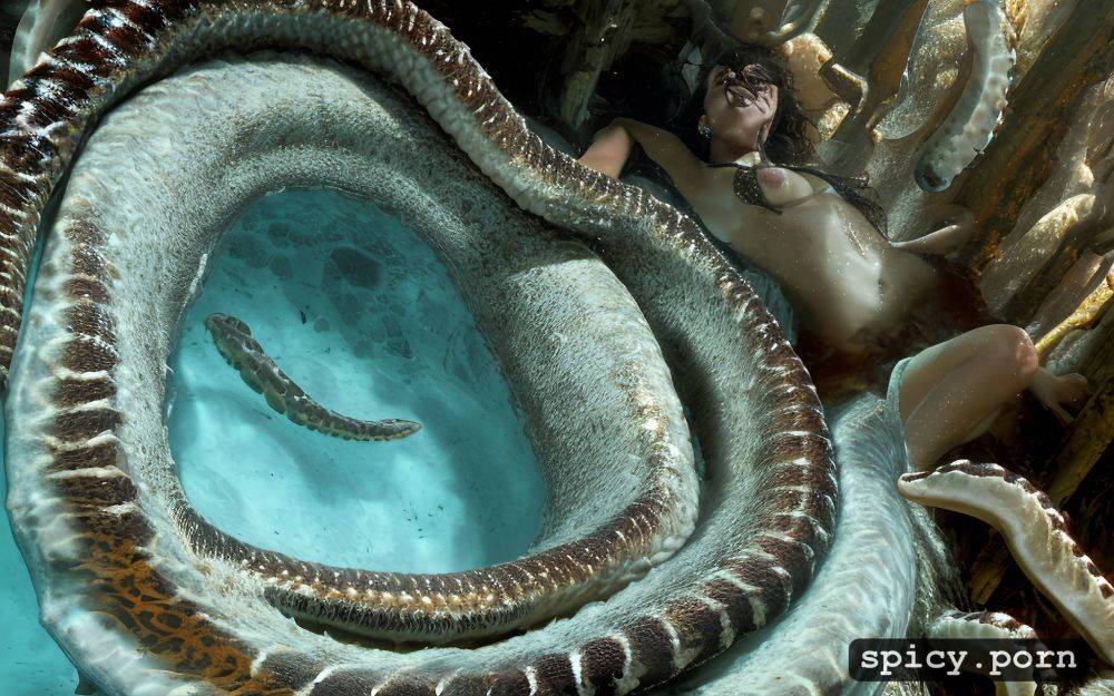 veiny breasts natural and slightly more than b cup underwater scenario - #main