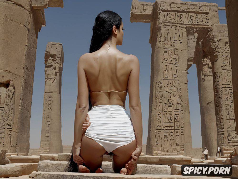 ultra realistic ultra detailed real natural colors expressive faces a soldier with a huge dick fucks an egyptian priestess kneeling with her ass raised in the temple deep and painfully in the ass - #main