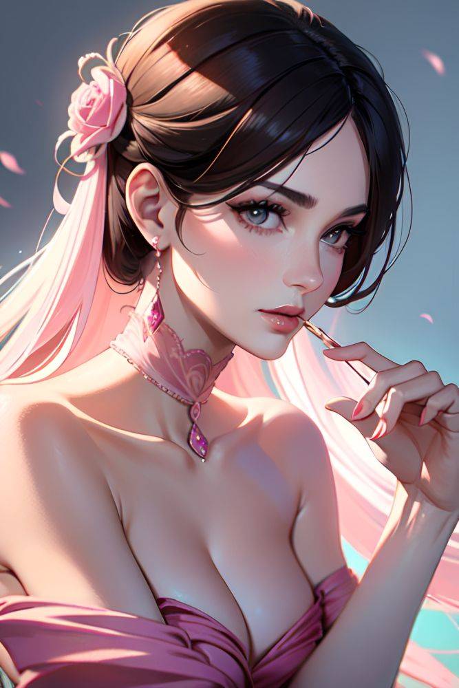 Anime Pregnant Small Tits 70s Age Pouting Lips Face Purple Hair Bobcut Hair Style Light Skin Film Photo Beach Front View Bathing Maid 3666750592292709238 - AI Hentai - #main