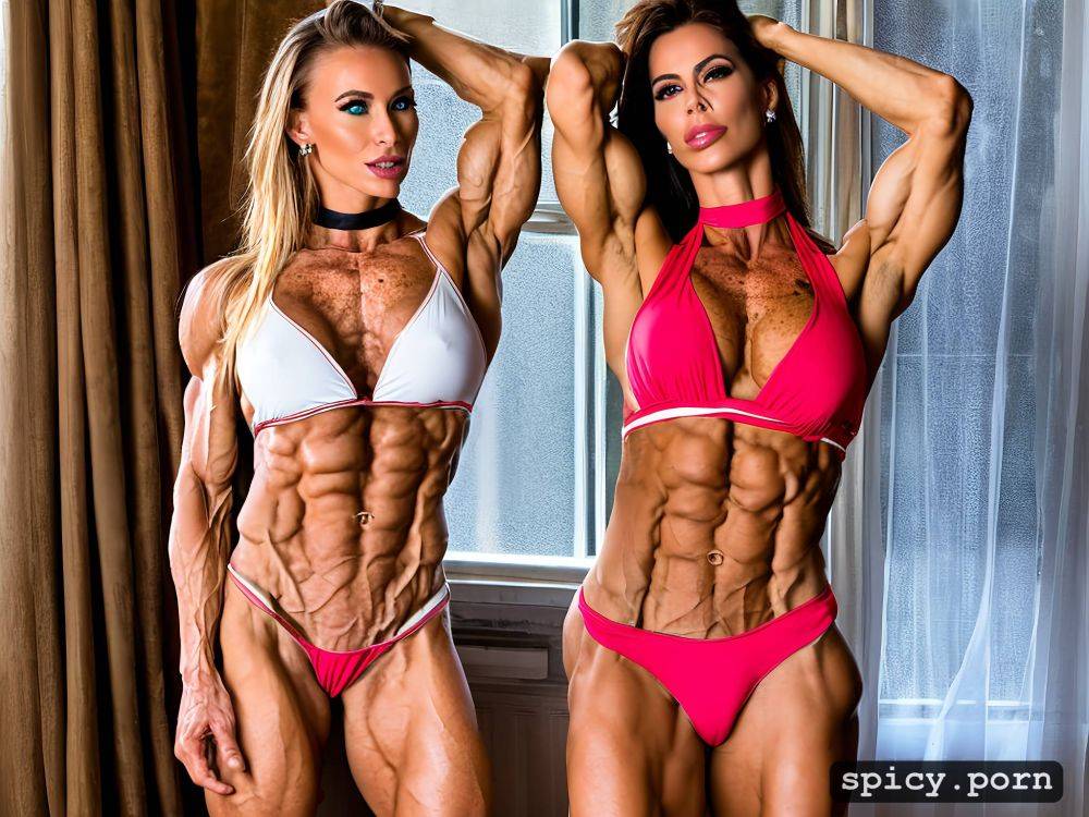 green eyes makeup flexing eight pack abs italian intricate hair - #main