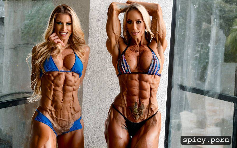 defined sixpack abs full glossy lips wet body bulging muscles - #main