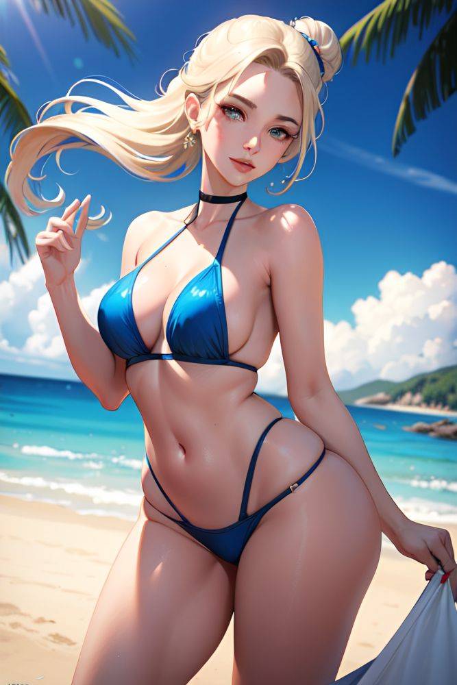 Anime Skinny Huge Boobs 50s Age Sad Face Black Hair Ponytail Hair Style Light Skin Dark Fantasy Club Side View Plank Bathrobe 3672289809627587193 - AI Hentai - #main