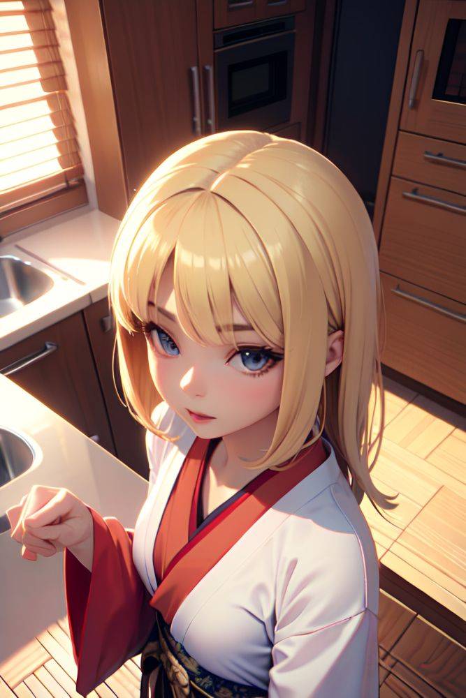 Anime Skinny Small Tits 40s Age Seductive Face Blonde Bangs Hair Style Light Skin 3d Kitchen Close Up View Cumshot Kimono 3672838708991587249 - AI Hentai - #main