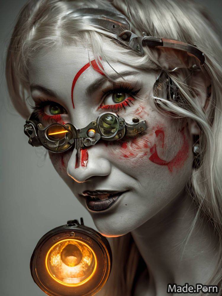 Cyborg fisheye pirate creepy realistic art goth welder AI porn - #main