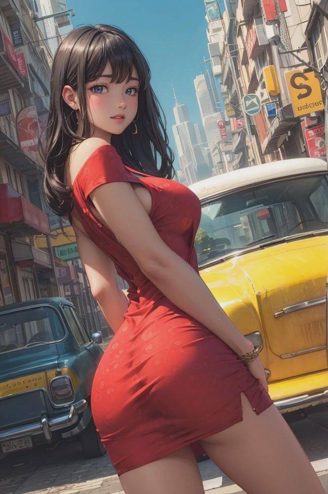 red dress - #main