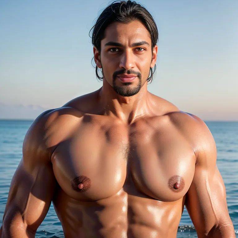 , Indian, brown skin, facial mark,manly man,thirties,(RAW photo, best quality, masterpiece:1.1), (realistic, photo-realistic:1.2), ultra-detailed, ultra high res, physically-based rendering,short hair,black - #main