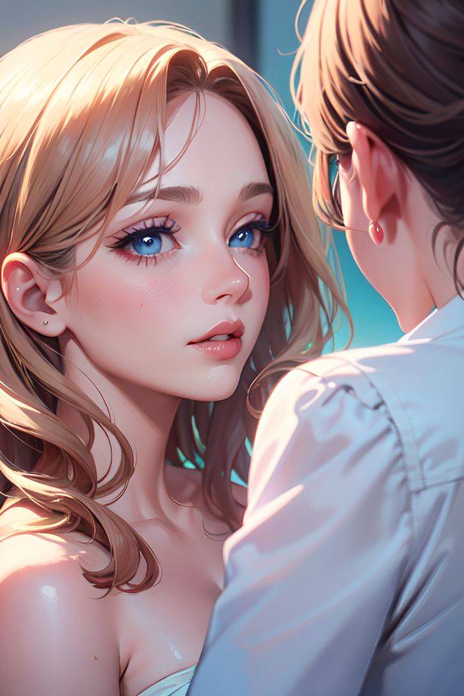 Anime Chubby Small Tits 30s Age Angry Face Purple Hair Messy Hair Style Light Skin Illustration Train Side View T Pose Schoolgirl 3670774547229482391 - AI Hentai - #main
