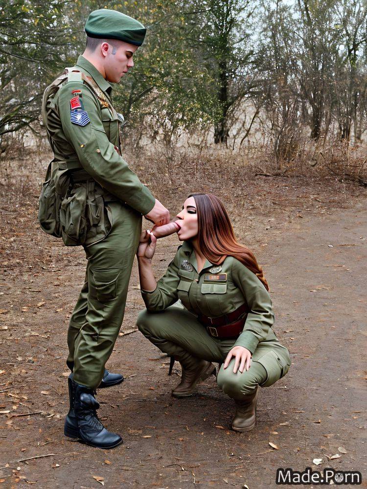 20 woman big tits made big balls blowjob military AI porn - #main