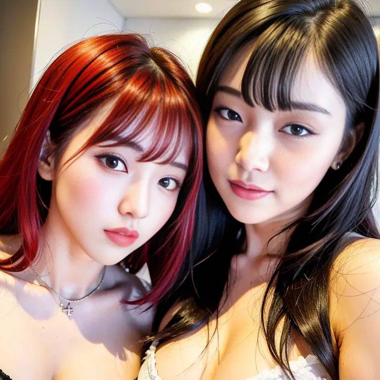 ,korean,kpop idol,(2women:2),twenties,(RAW photo, best quality, masterpiece:1.1), (realistic, photo-realistic:1.2), ultra-detailed, ultra high res, physically-based rendering,(adult:1.5) - #main