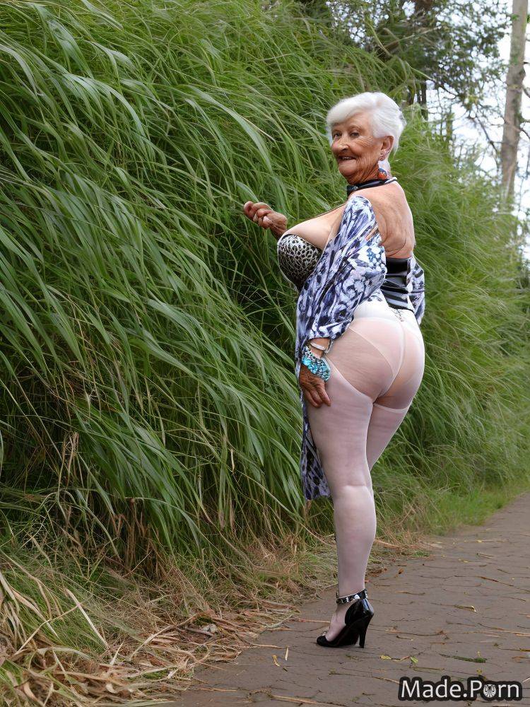 Photo big ass necklace latex collar dress earrings AI porn - #main