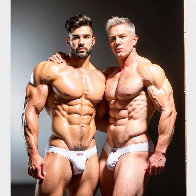 ,white people,(2men:2), manly man,twenties,(RAW photo, best quality, masterpiece:1.1), (realistic, photo-realistic:1.2), ultra-detailed, ultra high res, physically-based rendering,huge ass,muscular,abs,military,massage,front view,(adult:1.5) - #main