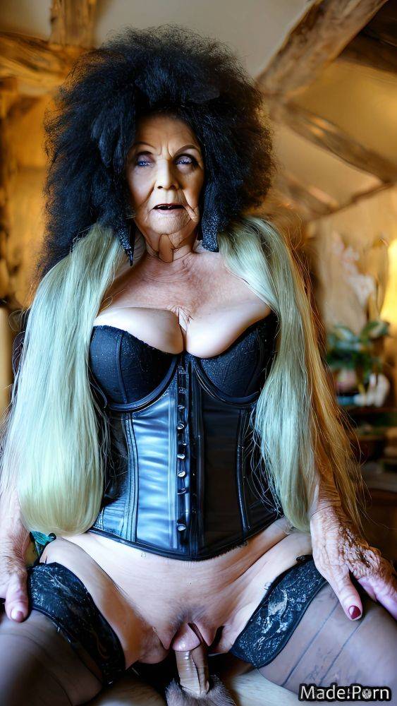 Indoors made black hair vampire goth saggy tits slutty AI porn - #main