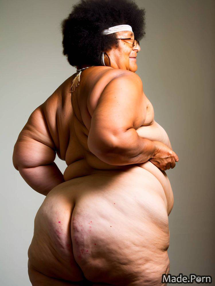 Nude big ass sideview woman native american ssbbw thick AI porn - #main