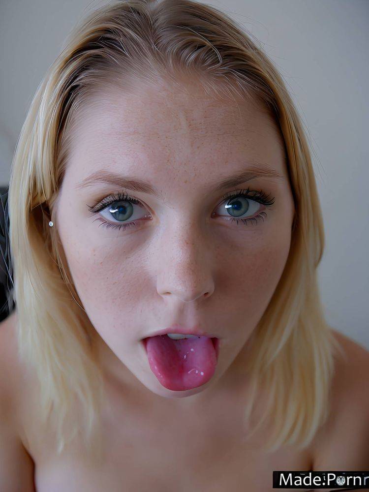 Pov blue nude deepthroat ahegao woman photo AI porn - #main