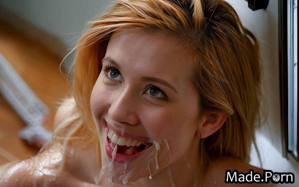 Ginger elevator shiny skin photo skinny close up ass fucking AI porn - #main