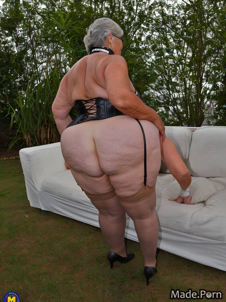 Photo ssbbw ass fucking high heels 80 corset woman AI porn - #main