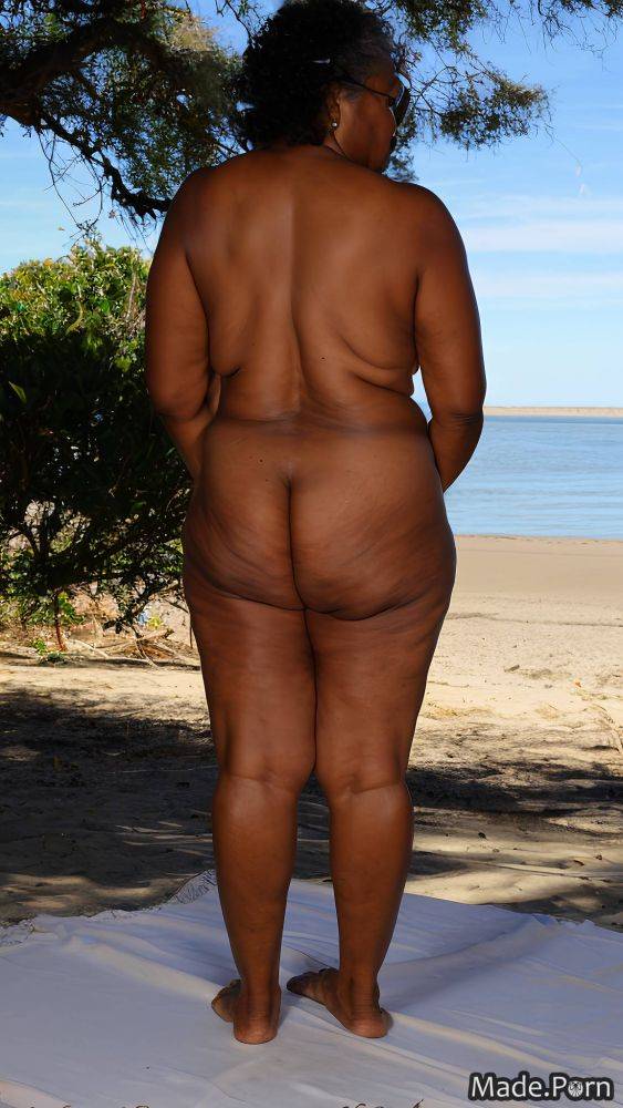 Beach photo bottomless perfect body tall thick thighs big hips AI porn - #main