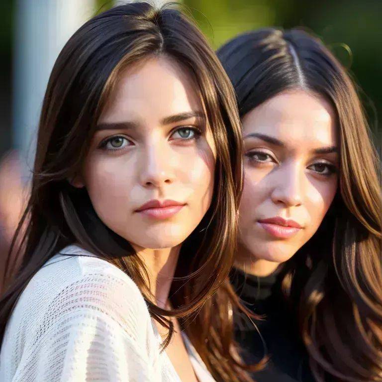 ,white people,(2women:2),twenties,(RAW photo, best quality, masterpiece:1.1), (realistic, photo-realistic:1.2), ultra-detailed, ultra high res, physically-based rendering,brown eyes,(adult:1.5) - #main