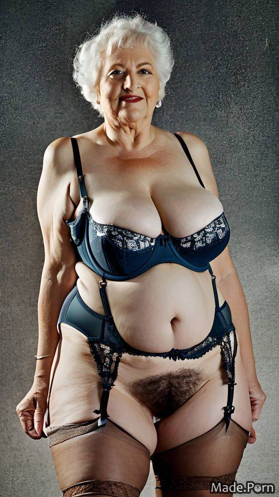 Topless bottomless made ssbbw 90 stockings saggy tits AI porn - #main
