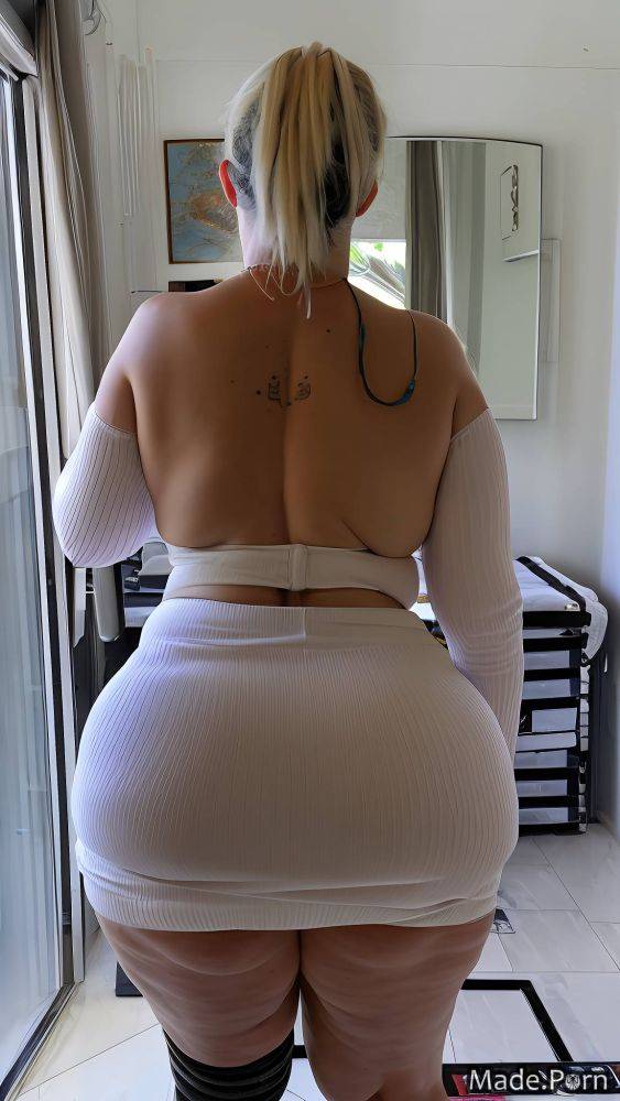 Fetish big ass cum on thigh thong slutty knitted photo AI porn - #main