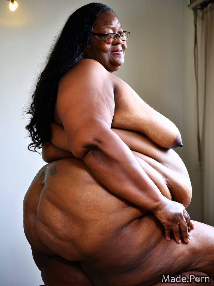 Black hair chubby seductive nigerian thighs curly hair big ass AI porn - #main
